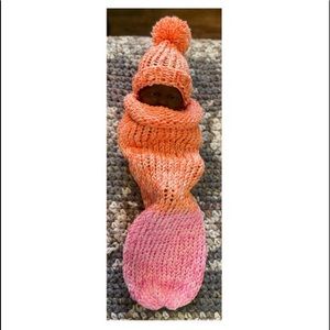 Handmade brand new Knit Newborn baby cocoon